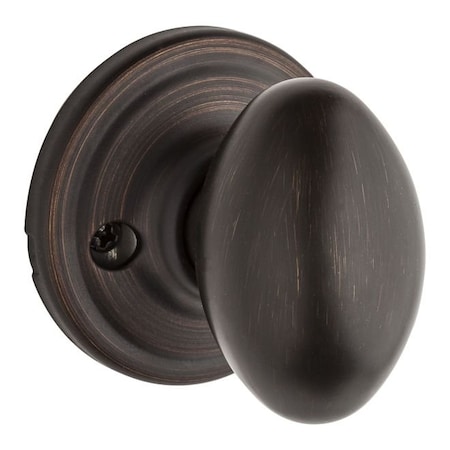 Kwikset Laurel Knob Interior Dummy Handleset Trim, Venetian Bronze 968L-11PGC